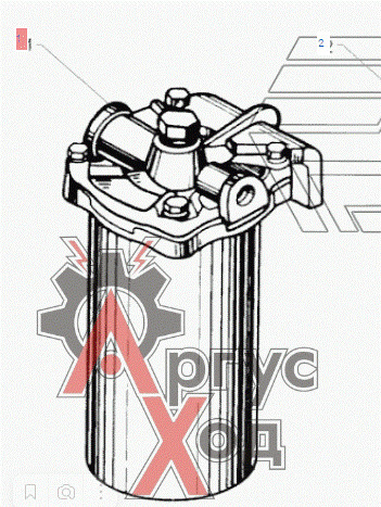 204А-1105510-Б Фильтр грубой очистки топлива в сборе